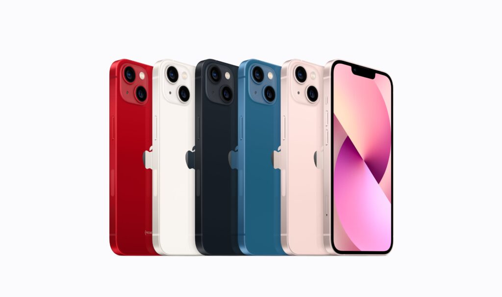 Colors available to buy - iPhone 13  &  iPhone 13 Mini