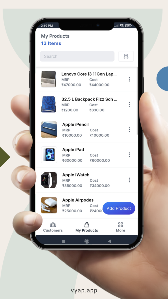 B2B marketplace app that helps wholesalers connect with local retailers and take orders, update payments, manage deliveries among other things.