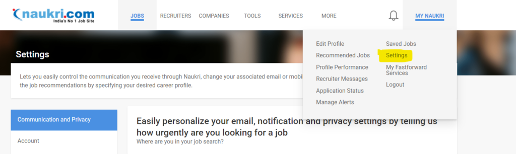 How to stop receiving calls from Naukri.com Job recruiters - VASTINFOS