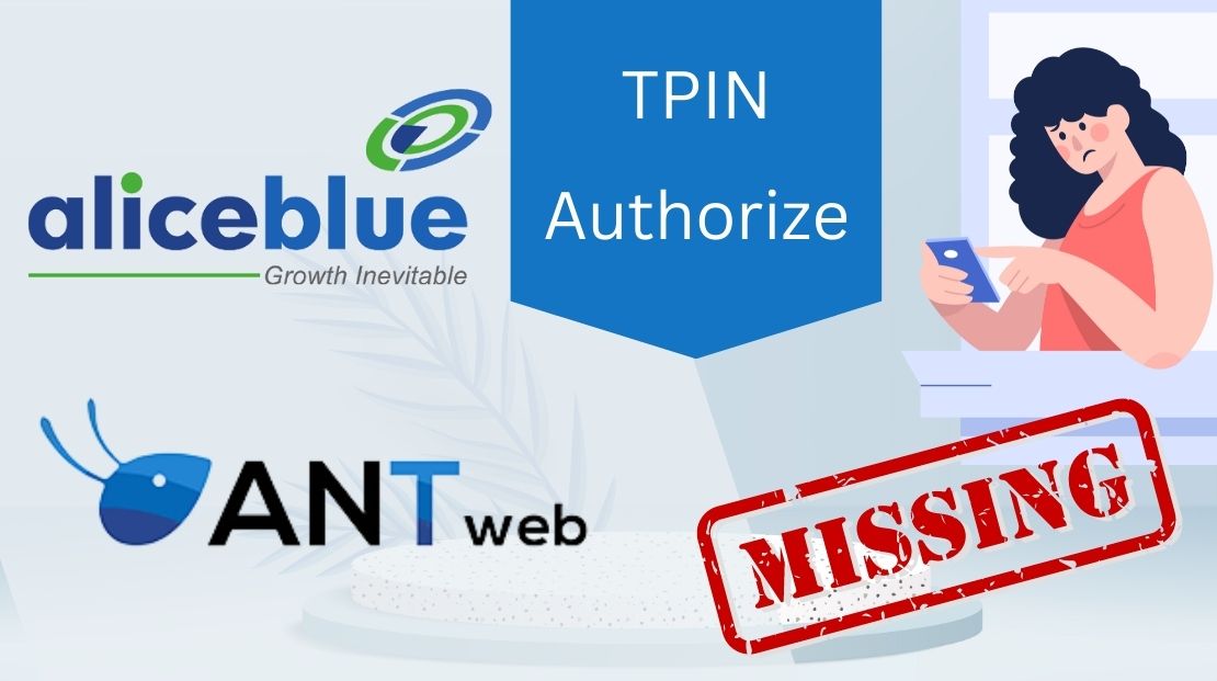 Fix: AliceBlue Missing - Tpin Authorize option - Solution - VASTINFOS ...