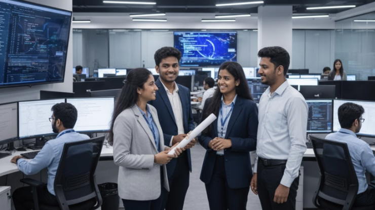 Industrial Visit IT Companies with Certificate - in CyberPark Calicut